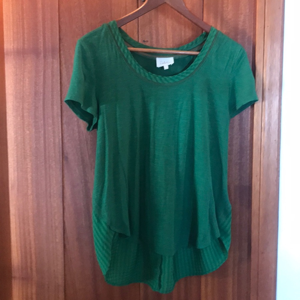 Anthropologie Deletta sz S green top